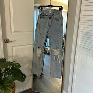 Princess Polly asymmetric Jeans